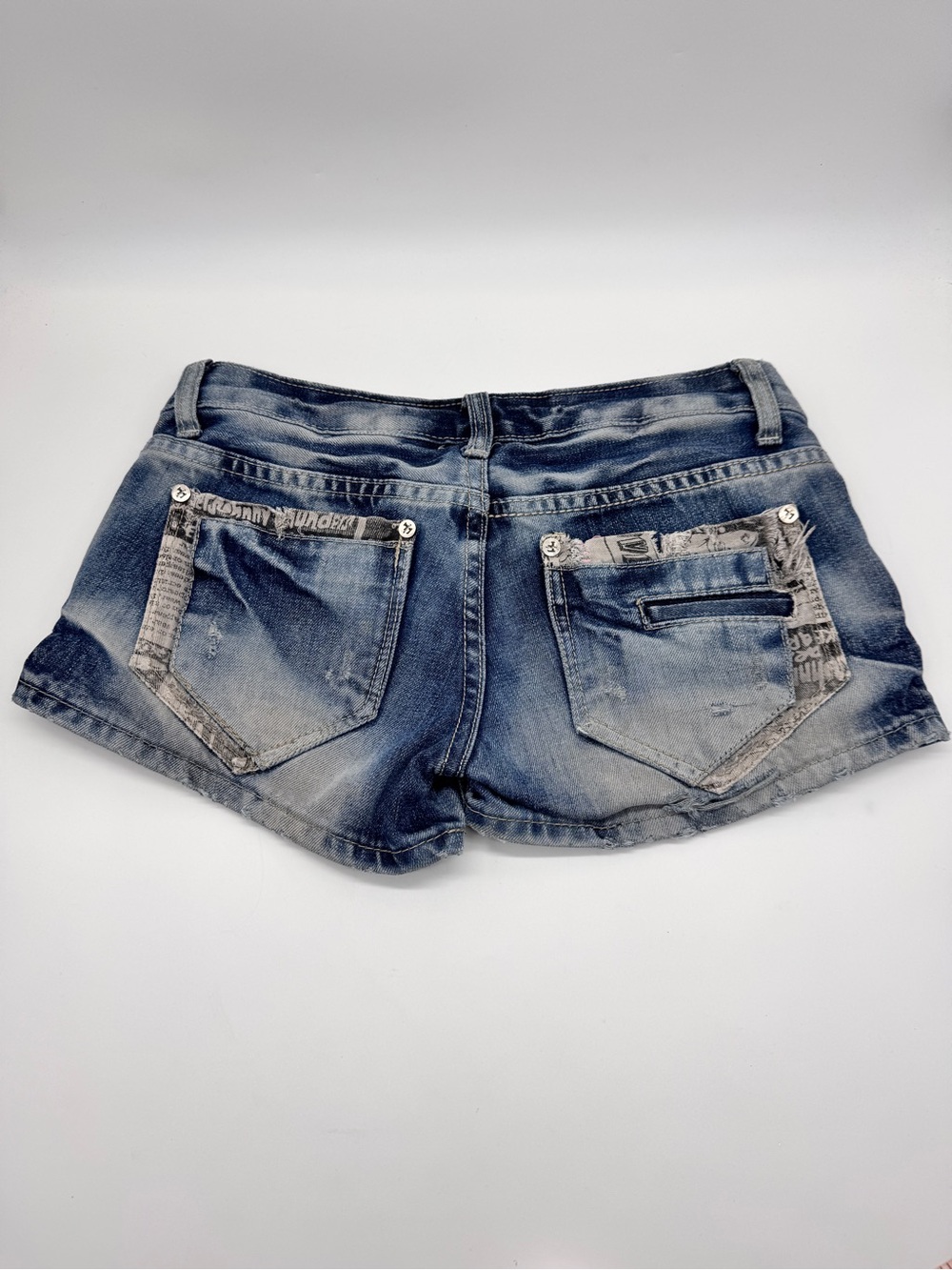 Women’s Blue Washed Denim Shorts Size 26 - Picture 2 of 8